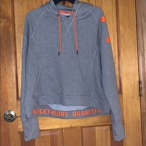 Brand new ORANGE THEORY crop sweatshirt